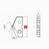 SP-*-50CH Carbide  Insert Of Spade Drill (Inch) - Big-tools Industrial Supply Tools for Metal Cutting